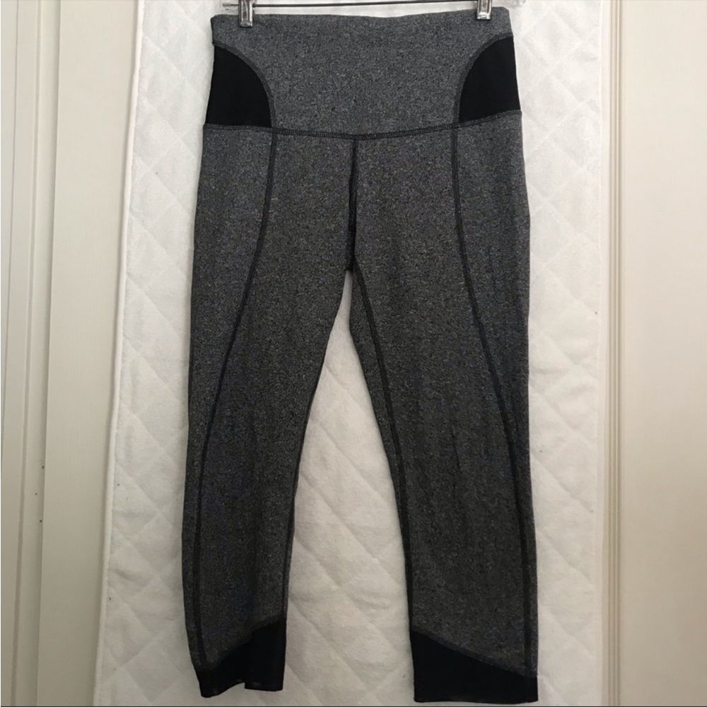 Grey Lululemon Crop Leggings